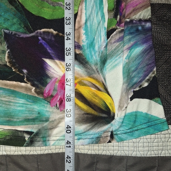 Cartise Women's Floral Hawaiian Cotton Blend Sleeveless Sheath Dress Size 10 - Picture 8 of 8